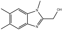 (1,5,6-trimethyl-1H-benzimidazol-2-yl)methanol Struktur