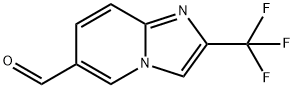 2-Trifluoromethyl-imidazo[1,2-a]pyridine-6-carbaldehyde Structure