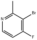3-bromo-4-fluoro-2-methylpyridine Structure
