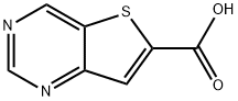 thieno[3,2-d]pyrimidine-6-carboxylic acid, 1211539-93-3, 结构式