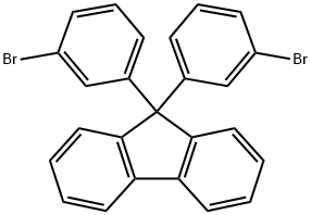 9,9-bis(3-bromophenyl)-9H-fluorene 结构式