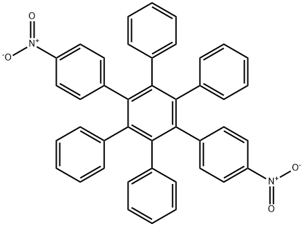 1,4-Bis(4-nitrophenyl)-2,3,5,6-tetraphenylbenzene Structure