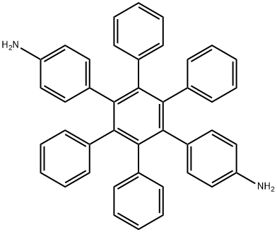 1,4-双(4-胺基苯)-2,3,5,6-四苯基苯,121264-24-2,结构式