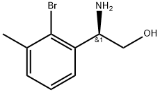 (2R)-2-AMINO-2-(2-BROMO-3-METHYLPHENYL)ETHAN-1-OL Struktur