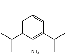 4-氟-2,6-二异丙基苯胺, 121286-64-4, 结构式