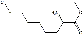S-2-氨基庚酸甲酯盐酸盐, 121288-37-7, 结构式