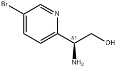 (2S)-2-AMINO-2-(5-BROMO(2-PYRIDYL))ETHAN-1-OL Structure