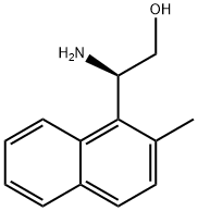 (2R)-2-AMINO-2-(2-METHYL-1-NAPHTHYL)ETHANOL 化学構造式