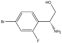 (2R)-2-AMINO-2-(4-BROMO-2-FLUOROPHENYL)ETHAN-1-OL Structure