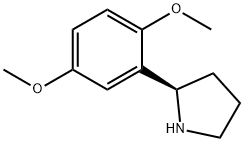 2-((2R)PYRROLIDIN-2-YL)-1,4-DIMETHOXYBENZENE Structure