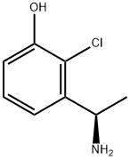 3-((1R)-1-AMINOETHYL)-2-CHLOROPHENOL Structure