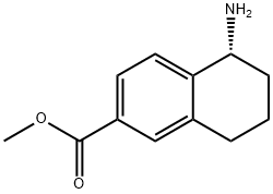 METHYL(5R)-5-AMINO-5,6,7,8-TETRAHYDRONAPHTHALENE-2-CARBOXYLATE Structure
