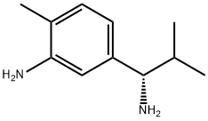 5-((1S)-1-AMINO-2-METHYLPROPYL)-2-METHYLPHENYLAMINE 结构式