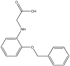 S-2-苄氧基苯甘氨酸 结构式