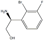 (2S)-2-AMINO-2-(2-BROMO-3-FLUOROPHENYL)ETHAN-1-OL Structure
