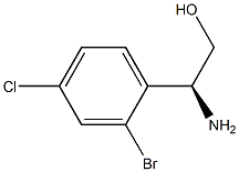 (2S)-2-AMINO-2-(2-BROMO-4-CHLOROPHENYL)ETHAN-1-OL Structure