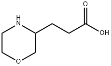 3-Morpholin-3-yl-propionic acid Structure