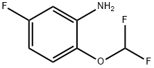 2-(difluoromethoxy)-5-fluoroaniline 结构式