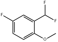 4-fluoro-2-(difluoromethyl)anisole Structure