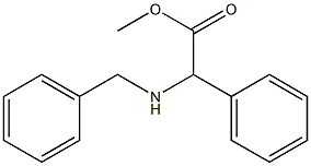 (R)2-(苄氨基)-2-苯基乙酸甲酯盐酸盐, 121440-91-3, 结构式