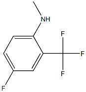 4-fluoro-N-methyl-2-(trifluoromethyl)aniline Structure