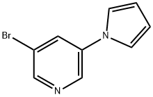 3-溴-5-(1H-吡咯-1-基)吡啶 结构式