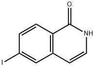 6-iodoisoquinolin-1(2H)-one 化学構造式