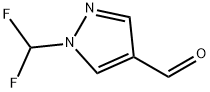 1-(二氟甲基)-1H-吡唑-4-甲醛 结构式