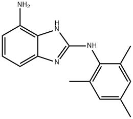 N2-MESITYL-1H-BENZO[D]IMIDAZOLE-2,7-DIAMINE,1217358-73-0,结构式