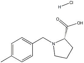 (R)-2-(4-甲基苄基)吡咯烷-2-羧酸盐酸盐, 1217789-18-8, 结构式