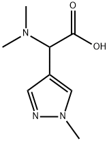 Dimethylamino-(1-methyl-1H-pyrazol-4-yl)-acetic acid|2-(二甲氨基)-2-(1-甲基-1H-吡唑-4-基)乙酸