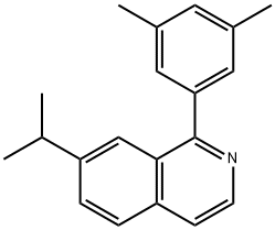 1-(3,5-dimethylphenyl)-7-(1-methylethyl)-Isoquinoline Structure