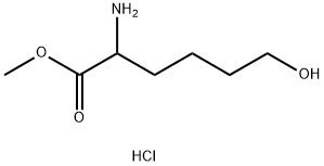 6-Hydroxy-DL-norleucine methyl ester hydrochloride Struktur