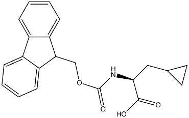 N-FMOC-RS-环丙基丙氨酸, 1219163-22-0, 结构式