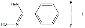 N'-hydroxy-4-(trifluoromethyl)benzenecarboximidamide 化学構造式