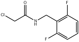 2-氯-N-(2,6-二氟苄基)乙酰胺, 1219827-87-8, 结构式