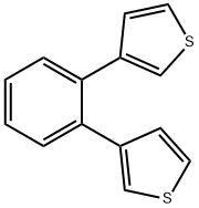 1,2-di(3-thienyl)benzene Struktur