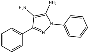 1,3-Diphenyl-1H-pyrazole-4,5-diamine Struktur
