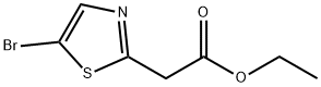 乙基 2-(5-溴-1,3-噻唑-2-基)醋酸盐, 1221932-57-5, 结构式