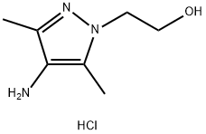 2-(4-amino-3,5-dimethyl-1H-pyrazol-1-yl)ethanol hydrochloride Struktur