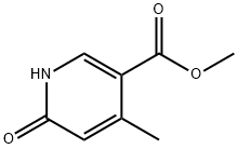 4-Methyl-6-oxo-1,6-dihydro-pyridine-3-carboxylic acid methyl ester Structure