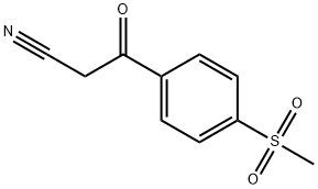3-(4-(Methylsulfonyl)phenyl)-3-oxopropanenitrile Structure