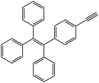 (2-(4-ethynylphenyl)ethene-1,1,2-triyl)tribenzene Struktur