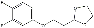 2-[2-(3,4-difluorophenoxy)ethyl]-1,3-dioxolane Structure