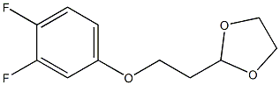 2-[2-(3,4-difluorophenoxy)ethyl]-1,3-dioxolane 结构式