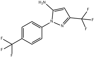 3-(三氟甲基)-1-(4-(三氟甲基)苯基)-1H-吡唑-5-胺, 1226138-26-6, 结构式