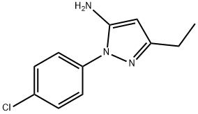 1-(4-chlorophenyl)-3-ethyl-1H-pyrazol-5-amine Structure