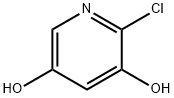 2-氯吡啶-3,5-二醇 结构式