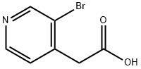 (3-Bromo-pyridin-4-yl)-acetic acid Structure