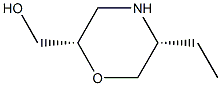 ((2S,5R)-5-Ethylmorpholin-2-yl)methanol Structure